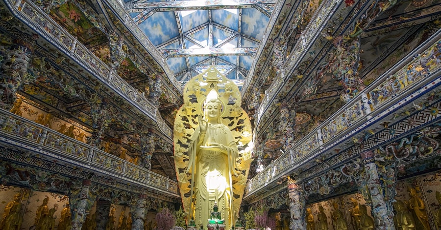 Linh Phuoc Pagoda main hall
