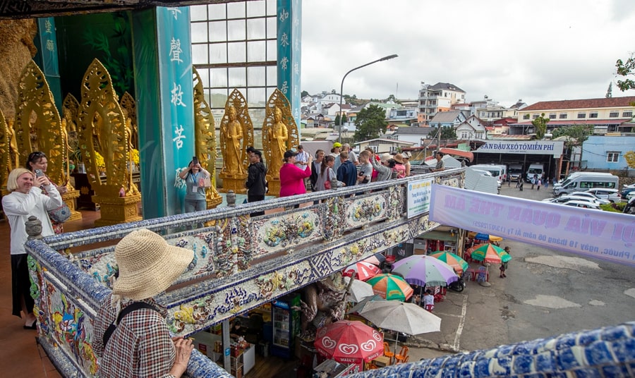 Linh Phuoc Pagoda operates every day