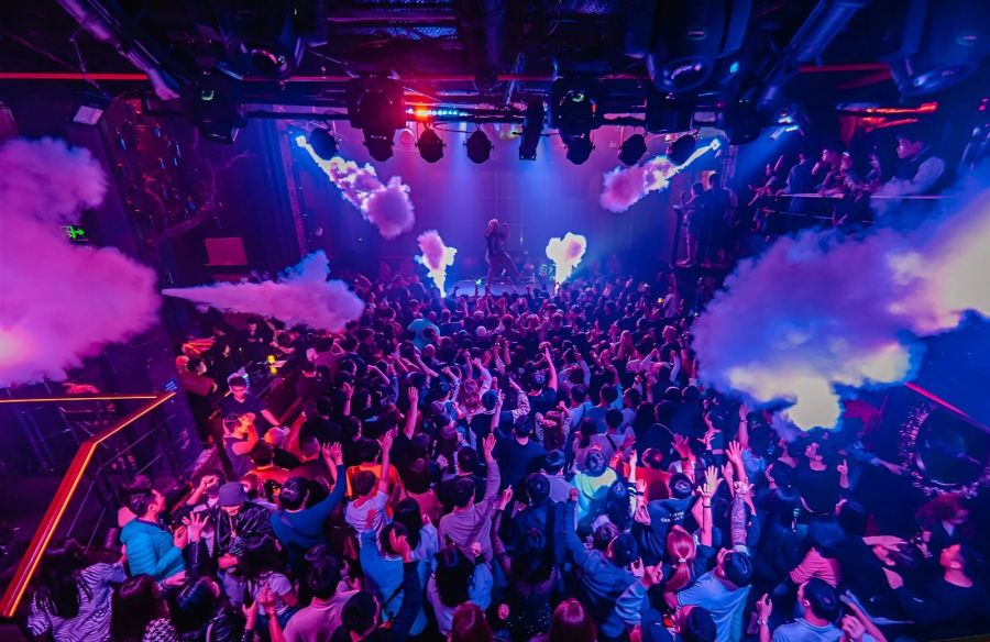 Lively Area With Bars And Clubs