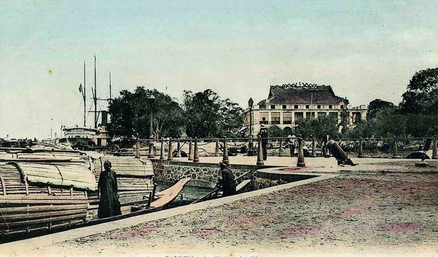 Nha Rong Wharf in the French colonial period