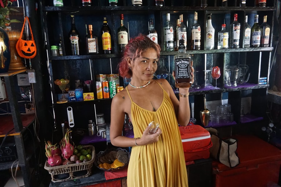 Night Beach Drinking At Otres