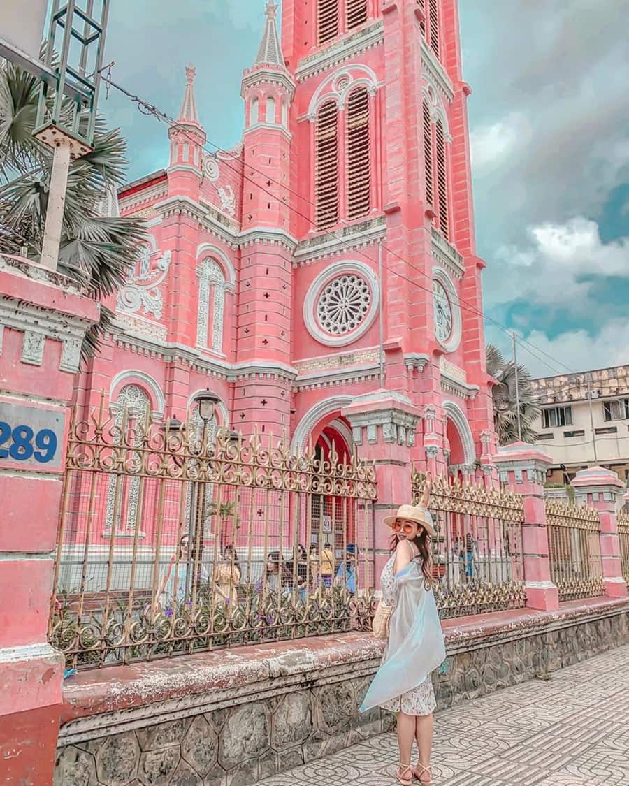 Photograph The Iconic Pink Cathedral