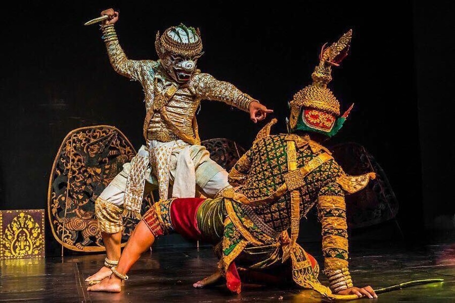 Reamker epic serves as a source of inspiration for Lakhon Khol,