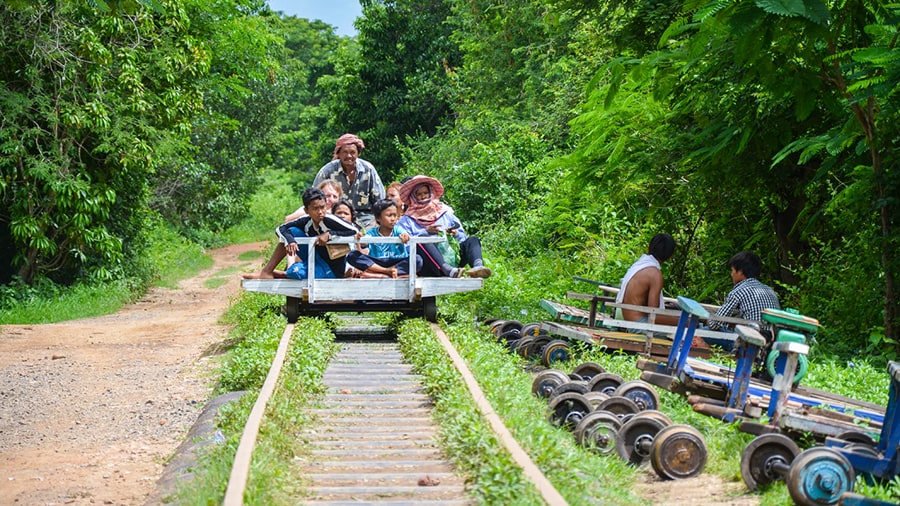 Ride The Bamboo Train Battambang