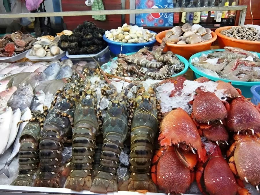 Sample Fresh Seafood Right From The Village