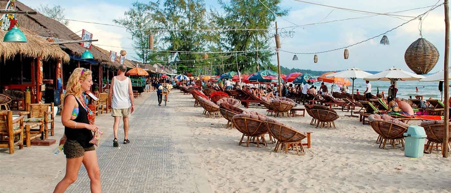 Sihanoukville is a vibrant coastal city