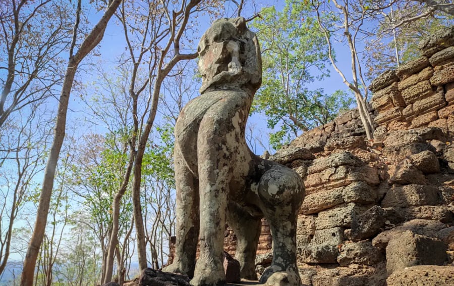 Stone Reliefs in Wat Banan