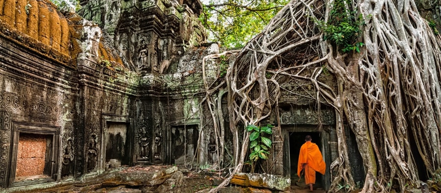 Ta Phrohm in Angkor Complex, Siem Reap