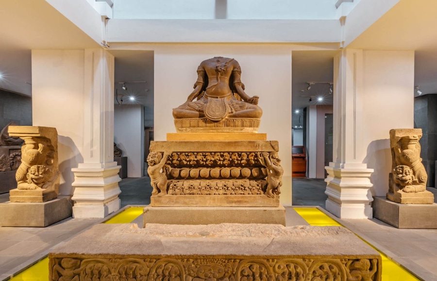 Thap Mam Gallery represents the later phase of Cham sculptures