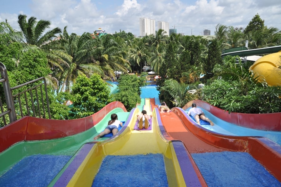 Thrilling High-Speed Water Slides