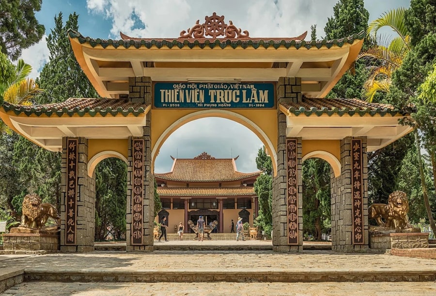 Truc Lam Zen Monastery gate