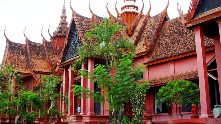 Unique Architecture Of the National Museum Of Cambodia