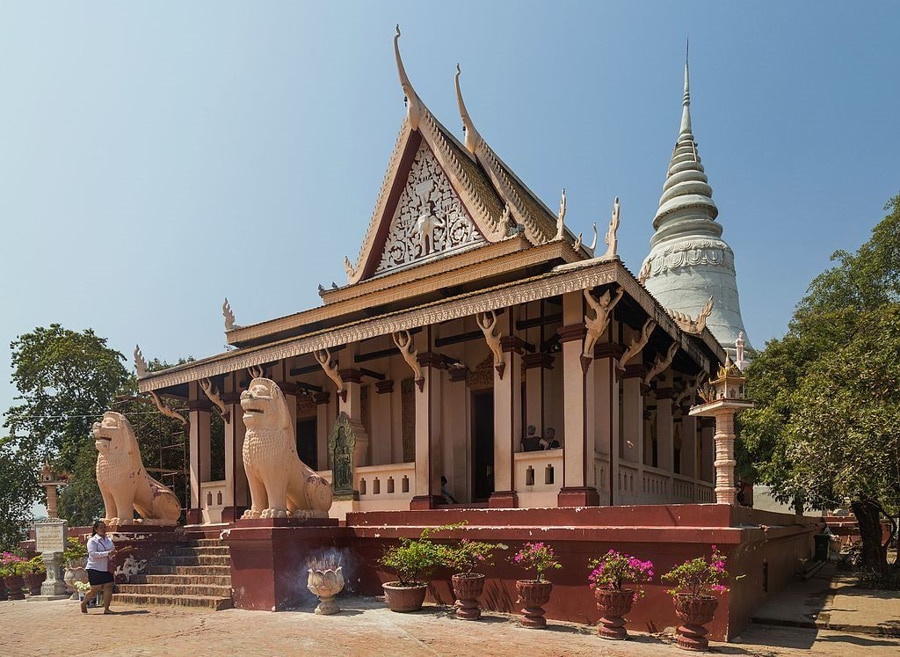 Wat Phnom is a temple with great historical significance