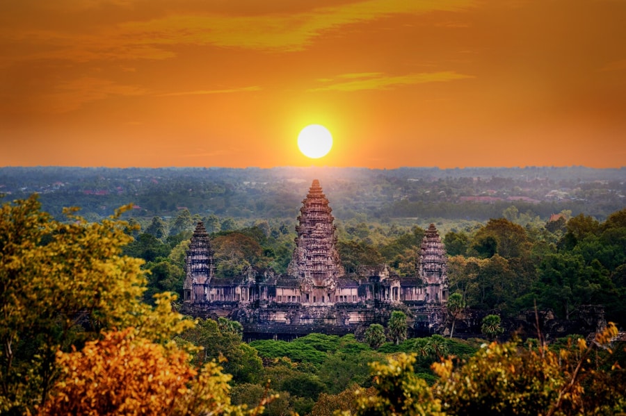 angkor wat temple in siem reap