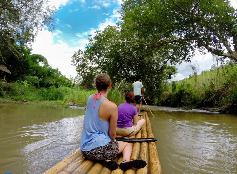  Optional Bamboo Rafting On The Stream