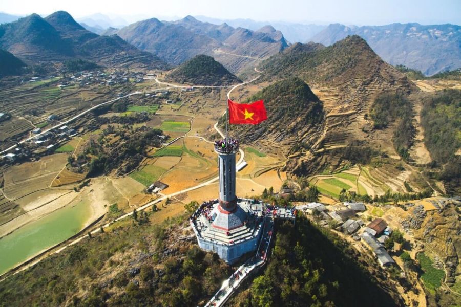 Flag Tower Viewpoint Near Lung Cu