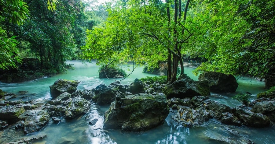 beautiful Lenin Stream in Pac Bo