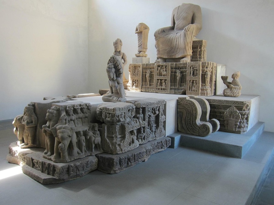 statues that were discovered at the My Son Sanctuary