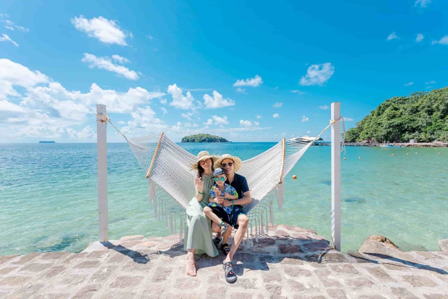 take photos in may rut island in phu quoc