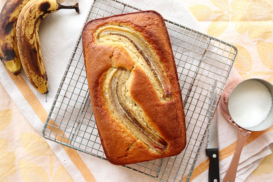 Baked Banana Cake