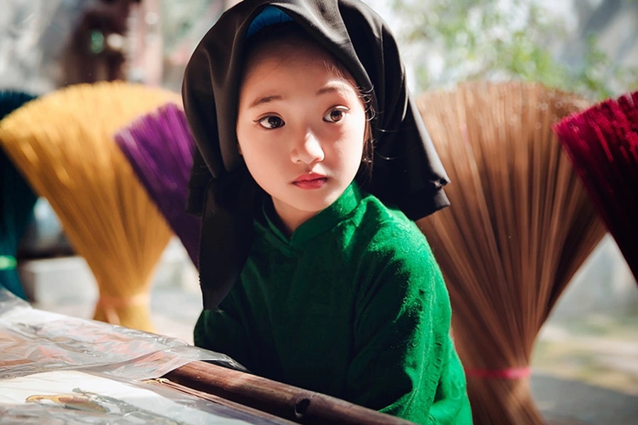 Khan Mo Qua is a traditional Vietnamese headscarf