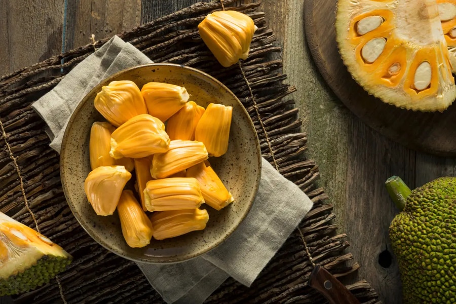 One of the biggest fruits cultivated on trees is the jackfruit