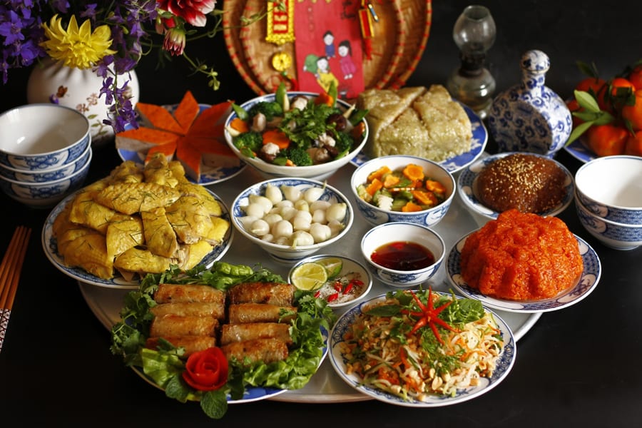 Enjoy Tet Traditional Food