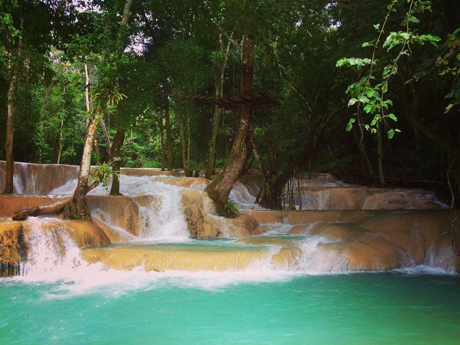 Photography Among Cascades And Jungle Scenery