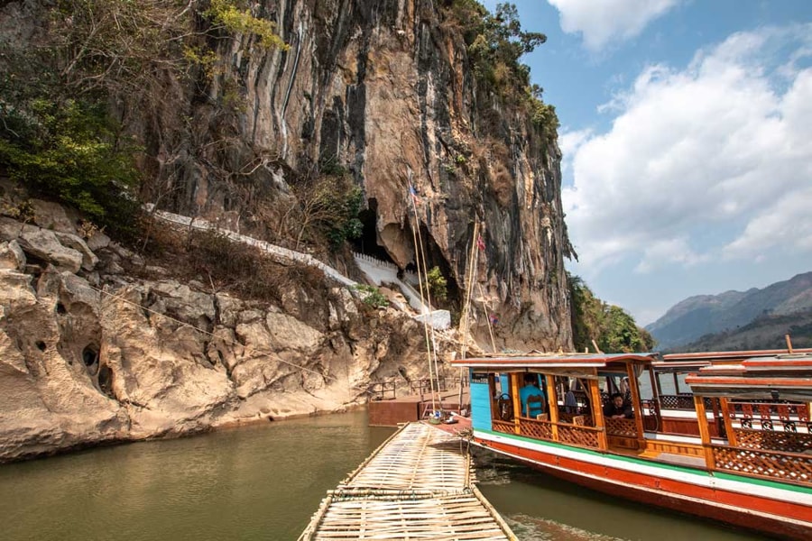 Scenic Boat Journey Along The Mekong River to Pak Ou Caves