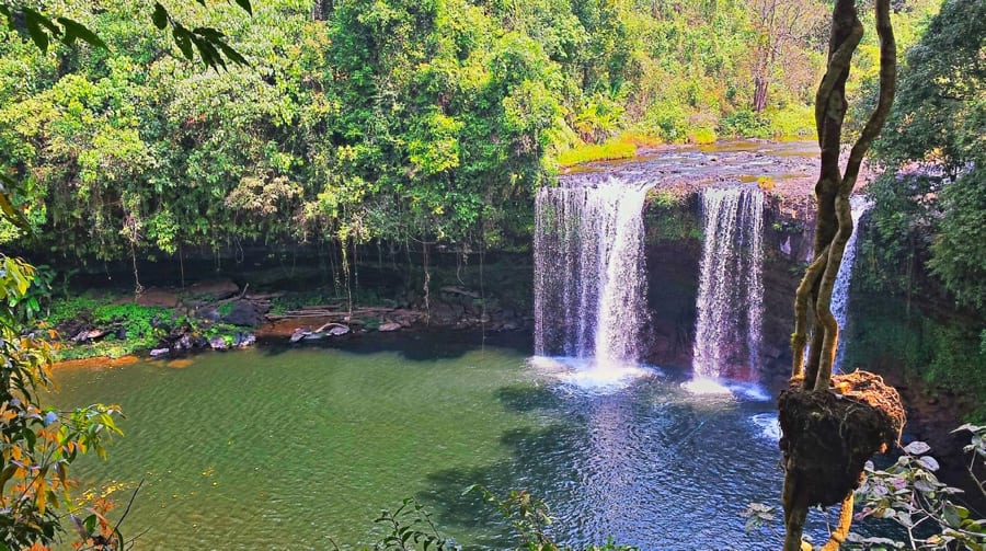 Lower Pool And Surrounding Cliffs