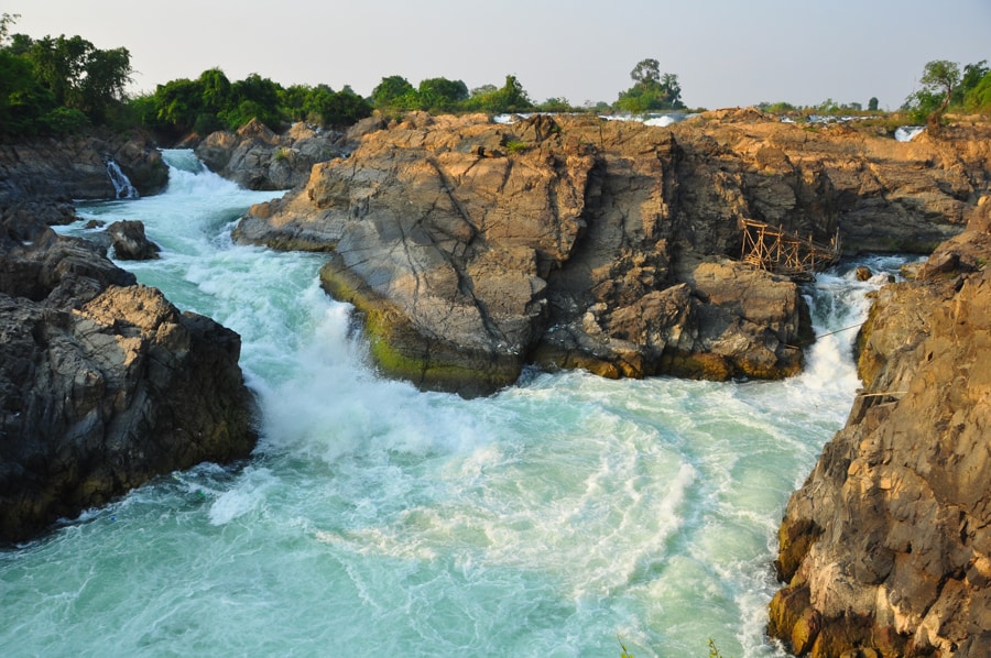 Li Phi Waterfall (Somphamit Waterfall)