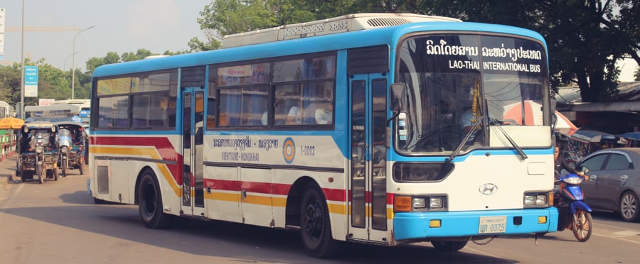 Buses in Laos