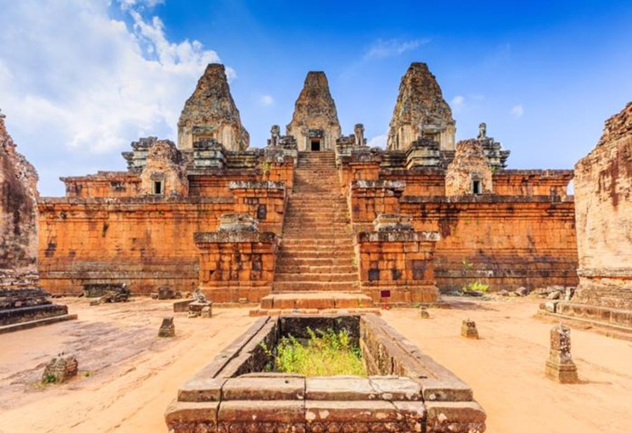 Temple Mountain Pyramid Style Of Pre Rup Temple