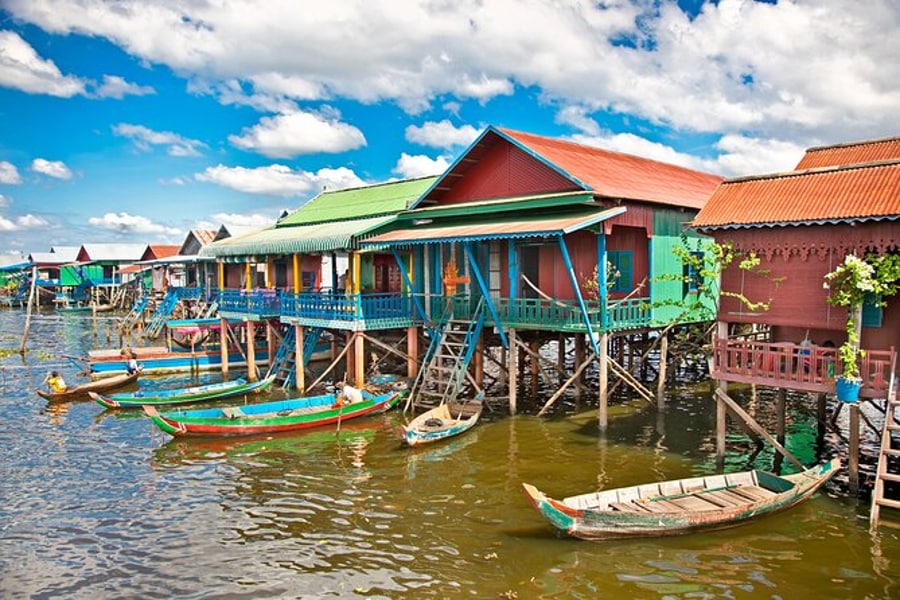 floating village of Kompong Khleang