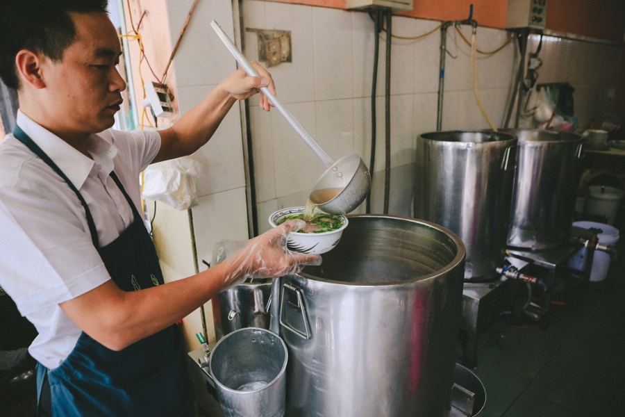Cooking Pho Vietnam