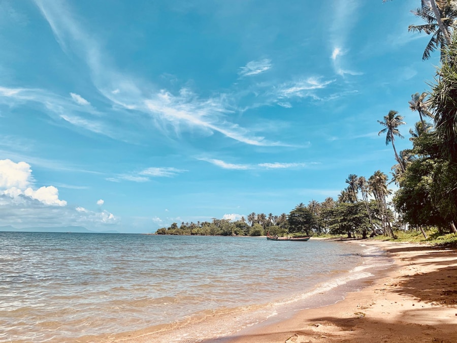 Koh Tonsay is known for its calm and shallow waters