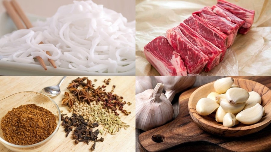 Main Ingredients For Making Pho Process