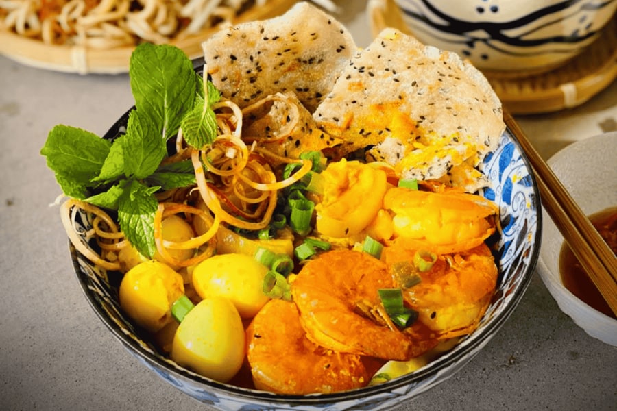 Mi Quang is a traditional food in Central Vietnam