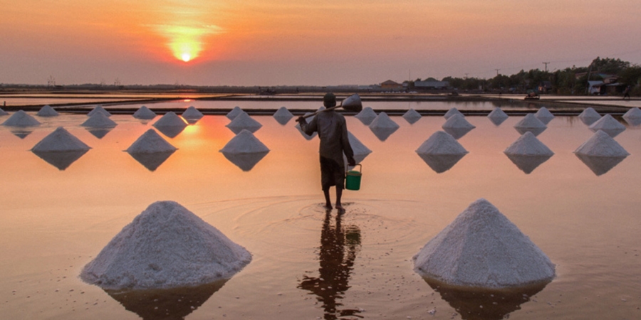 Salt Evaporation Ponds