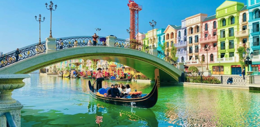 The Venice Canal In Mega Grand World Hanoi