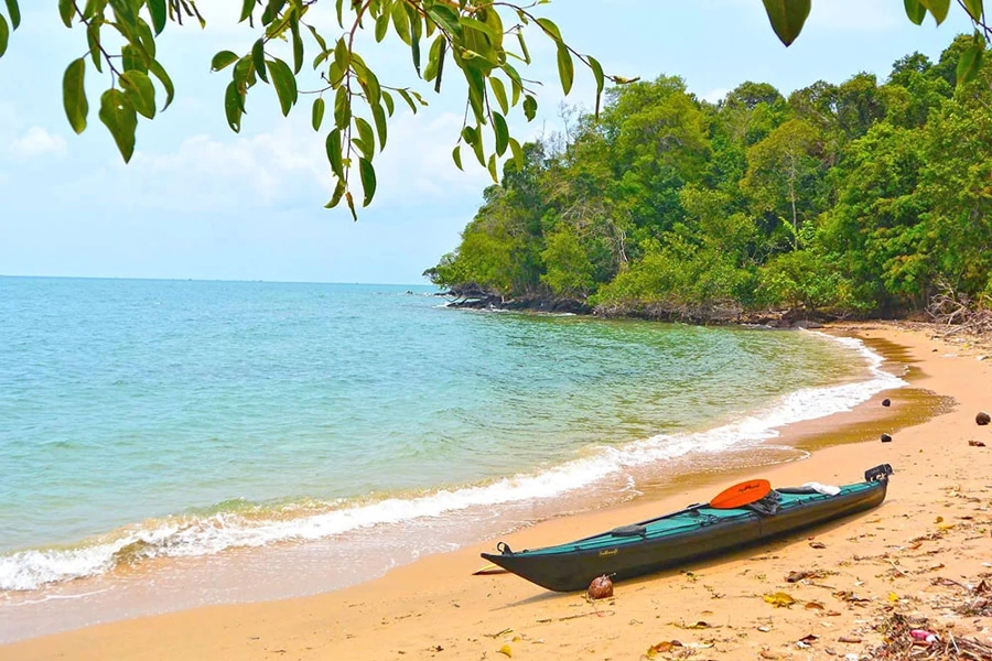 peaceful Koh Thmei Beach