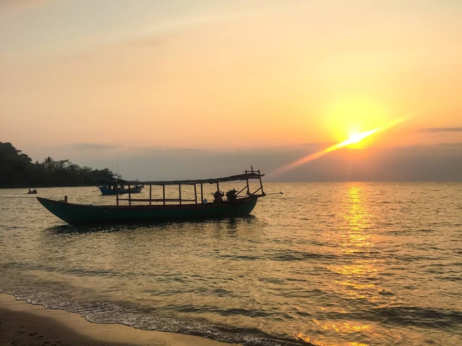 sunset in Koh Tonsay