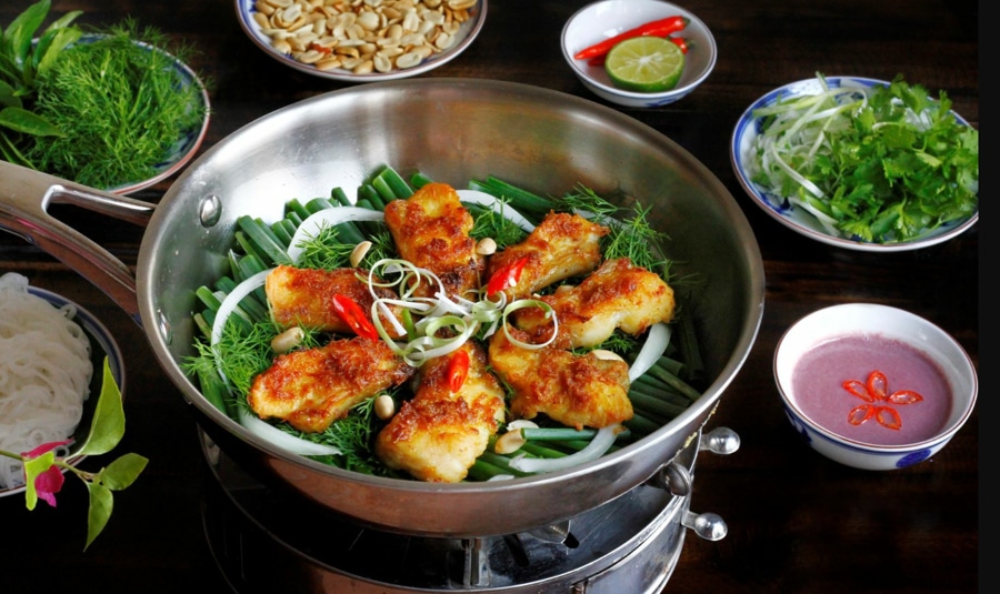 Cha Ca is a symbol of Hanoi’s culinary