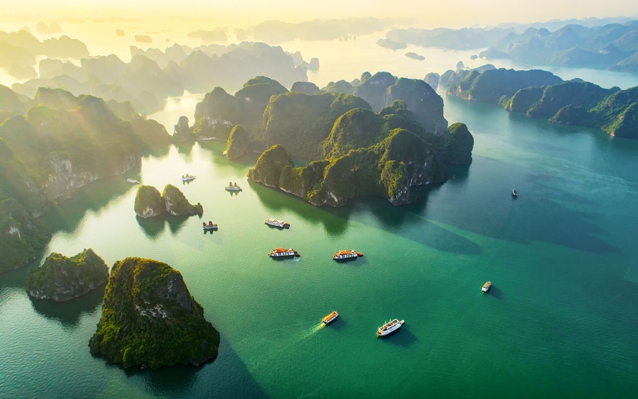 Explore Hidden Limestone Caves In Ha Long Bay