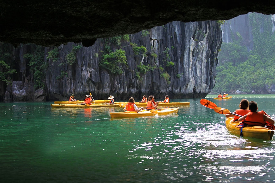 Go Kayaking Through Peaceful Lagoons