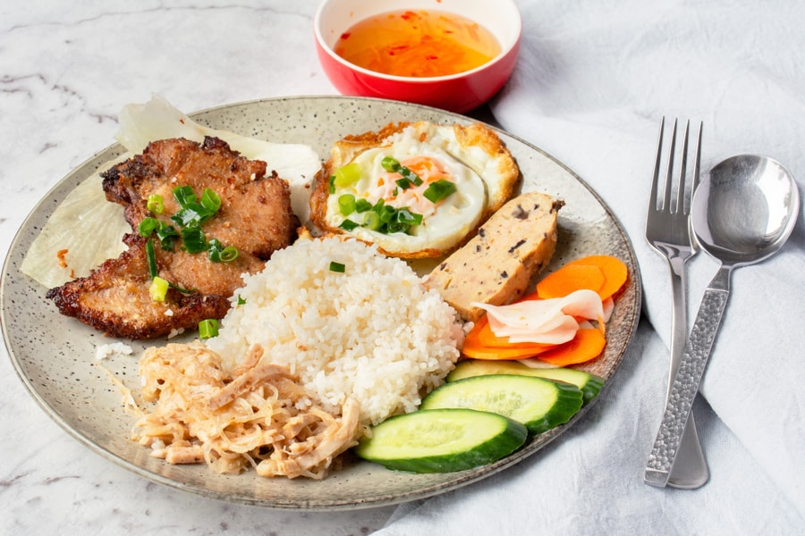 a dish of com tam