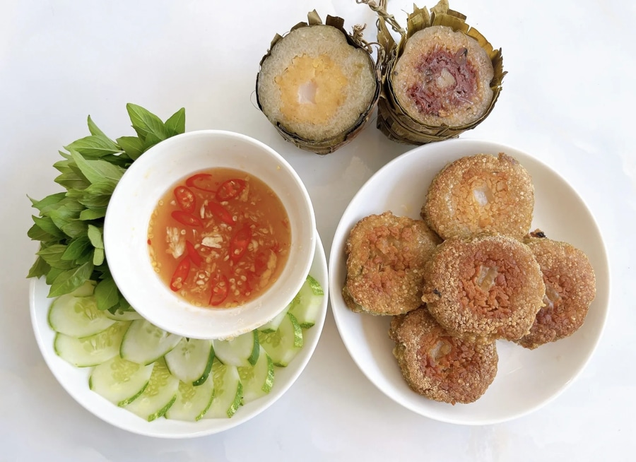 fried banh tet